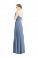 Soft Chiffon Long Sleeveless Evening Dress / Bridesmaid Dress Barrie