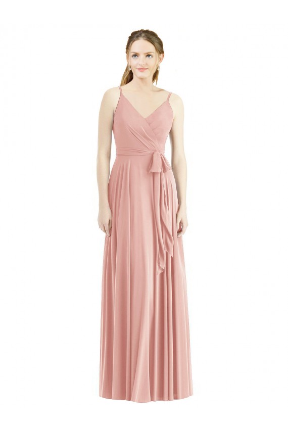 Soft Chiffon A-Line Sleeveless Bliss Pink Formal Dress / Bridesmaid Dress Barrie