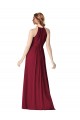 Chiffon Long Sleeveless Bridesmaid Dress / Evening Gowns Barrie
