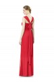 Soft Chiffon Long Cap Sleeves Formal Dress / Bridesmaid Dress Barrie