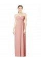 Soft Chiffon Long Sleeveless Bridesmaid Dress Barrie