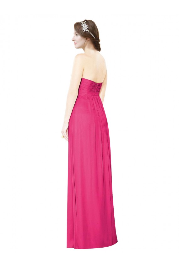 Soft Chiffon A-Line Sleeveless Azalea Bridesmaid Dress Barrie
