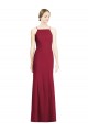 Soft Chiffon Mermaid Long Sleeveless Bridal Party Dress Barrie