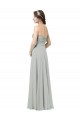 Soft Chiffon A-Line Long Sleeveless Bridesmaid Dresses Barrie