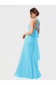 Chiffon Mermaid Long Sleeveless Bridesmaid Dress / Evening Dress Barrie