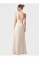 Soft Chiffon A-Line Long Sleeveless One Shoulder Bridesmaid Dresses Barrie