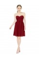 Soft Chiffon A-Line Knee Length Sleeveless Cocktail Dresses Barrie