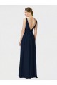 Chiffon A-Line Long Sleeveless Bridesmaid Dresses / Formal Dresses Barrie