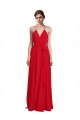 Chiffon Long Sleeveless Bridesmaid Dress Barrie