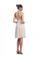 Soft Chiffon A-Line Knee Length Sleeveless Bridesmaid Evening Dress Barrie