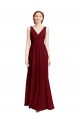 Chiffon Long A-Line Sleeveless Bridesmaid Dress / Evening Gowns Barrie