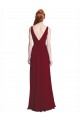 Chiffon Long A-Line Sleeveless Bridesmaid Dress / Evening Gowns Barrie