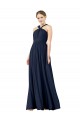 Chiffon Princess Long Sleeveless Bridesmaid Gowns Barrie
