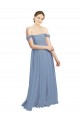 Soft Chiffon A-Line Sleeveless Dusty Blue Formal Dress / Bridesmaid Dress Barrie