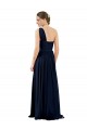 Chiffon A-Line Sleeveless Dark Navy Bridal Party Dress / Evening Dress Barrie