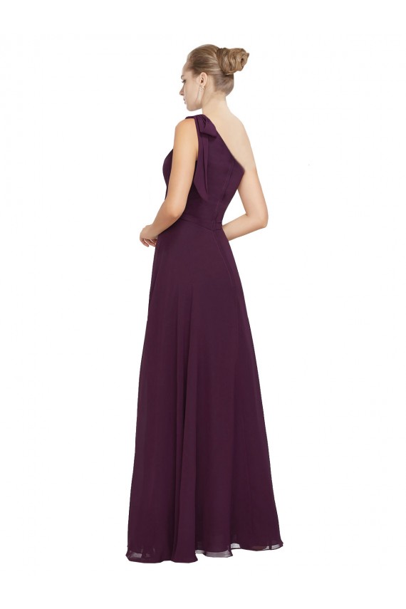Soft Chiffon Long Sleeveless Bridesmaid Dresses Barrie