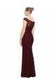 Soft Chiffon Sheath Long Cap Sleeves Bridesmaid Dress Barrie