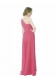 Soft Chiffon A-Line Long Sleeveless Mint Green Bridesmaid Dress Barrie