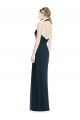 Soft Chiffon A-Line Long Sleeveless Open Back Side Front Slit Bridesmaid Dresses Barrie
