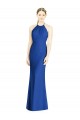 Soft Chiffon Trumpet Long Sleeveless Criss Cross Back Bridesmaid Dress Barrie