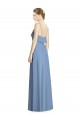 Soft Chiffon A-Line Sleeveless Dusty Blue Bridesmaid Dresses Barrie