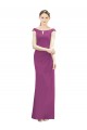 Soft Chiffon Mermaid Long Sleeveless Bridesmaid Dress Barrie