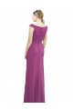 Soft Chiffon Mermaid Long Sleeveless Bridesmaid Dress Barrie