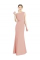 Luxe Chiffon Mermaid Long Sleeveless Bridesmaid Dress Barrie