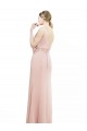 Luxe Chiffon Mermaid Long Sleeveless Bridesmaid Dress Barrie