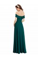 Soft Chiffon Long Cap Sleeves Bridesmaid Dress Barrie
