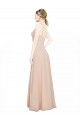Luxe Chiffon A-Line Long Sleeveless Bridesmaid Dress / Evening Dress Barrie