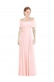 Soft Chiffon A-Line Long Sleeveless Formal Bridesmaid Dress Barrie