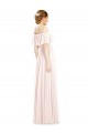 Soft Chiffon A-Line Long Sleeveless Formal Bridesmaid Dress Barrie