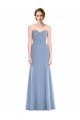 Luxe Chiffon Mermaid Long Sleeveless Bridesmaid Dress Barrie