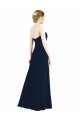 Soft Chiffon A-Line Long Sleeveless Smoke Green Bridesmaid Gowns Barrie