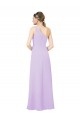 Soft Chiffon Sheath Long Sleeveless Formal Evening Gown / Bridesmaid Dress Barrie