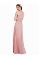 Soft Chiffon A-Line Sleeveless Bliss Pink Bridesmaid Dress Barrie