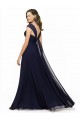 Chiffon Long A-Line Sleeveless Bridesmaid Gowns Barrie