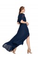 Soft Chiffon A-Line Long Flutter Sleeves Bridesmaid Dress / Formal Dress Barrie