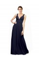 Chiffon A-Line Long Sleeveless Open Back Wedding Guest Dress Barrie