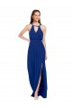 Soft Chiffon A-Line Long Sleeveless High Neck Bridesmaid Dresses Barrie