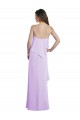 Chiffon Long Sleeveless Low Back Bridesmaid Dress / Evening Dress Barrie