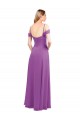 Soft Chiffon A-Line Cold Shoulder Dahlia Bridesmaid Dress Barrie