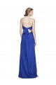 Soft Chiffon A-Line Long Sleeveless Bridesmaid Gown Barrie
