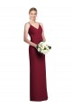 Luxe Chiffon A-Line Long Sleeveless Formal Dress / Bridesmaid Dress Barrie