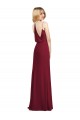 Luxe Chiffon A-Line Long Sleeveless Formal Dress / Bridesmaid Dress Barrie