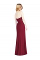 Soft Chiffon Trumpet Long Sleeveless Front Slit Bridesmaid Dresses Barrie