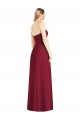 Soft Chiffon Trumpet Trumpet Sleeveless Hot Pink Semi Formal Evening Dress / Bridesmaid Dress Barrie