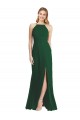 Soft Chiffon A-Line Sleeveless Dark Green Semi Formal Evening Dress / Bridesmaid Dress Barrie