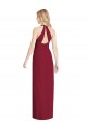 Soft Chiffon Trumpet Long Sleeveless Desert Rose Evening Dresses Barrie